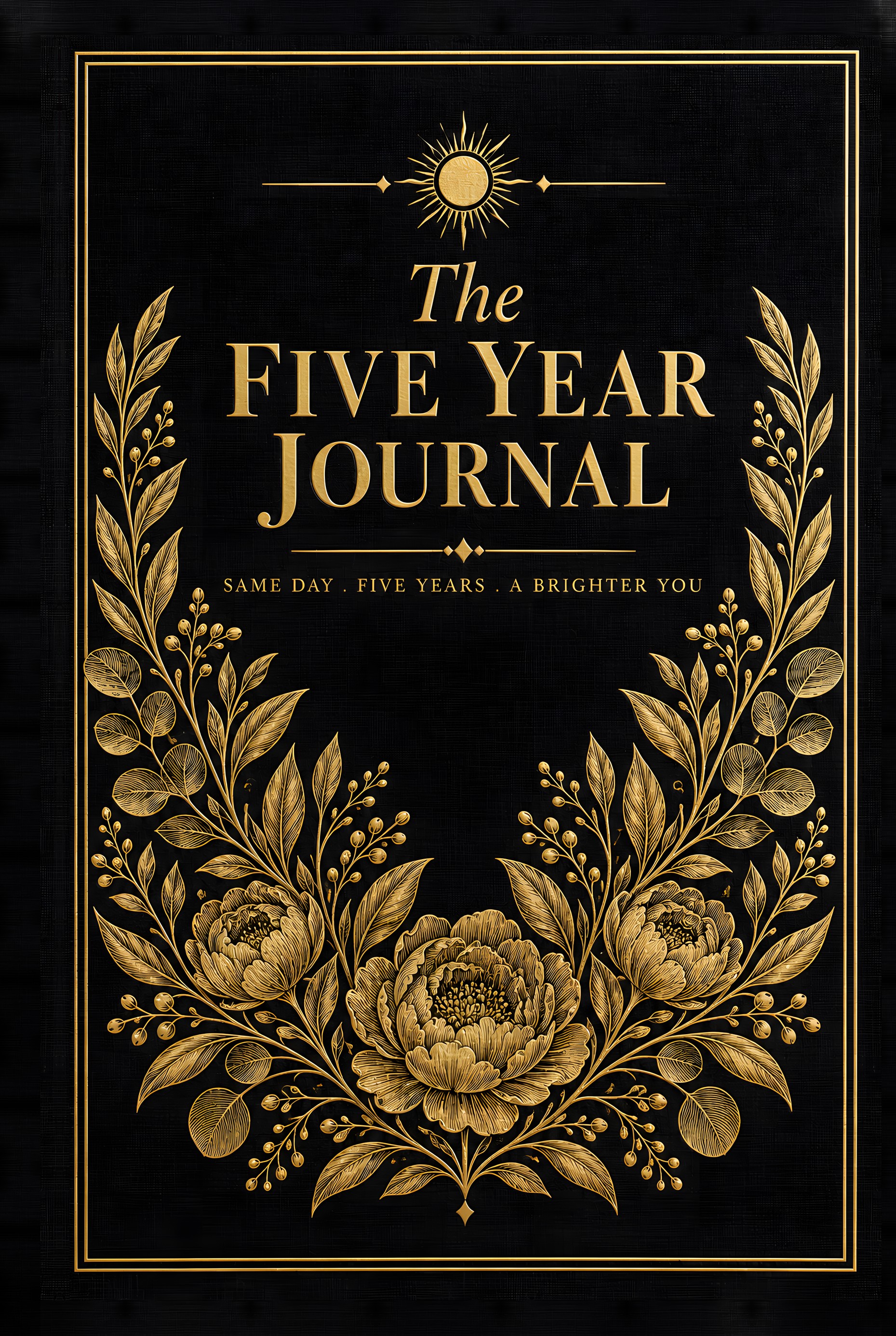 The Five Year Journal, Black and Gold Edition